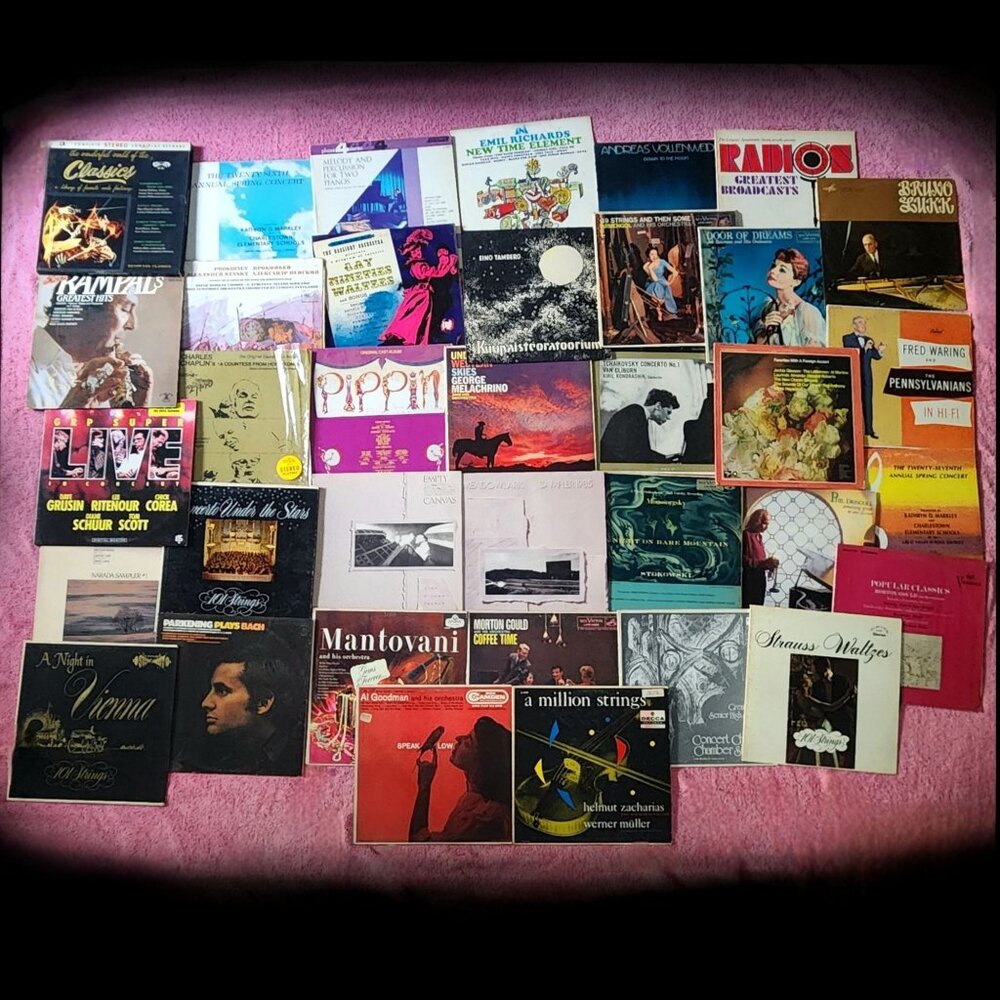 Vinyl Record Lot of 38 Classical Music Orchestra Strings Symphonic Vtg Lps 12"